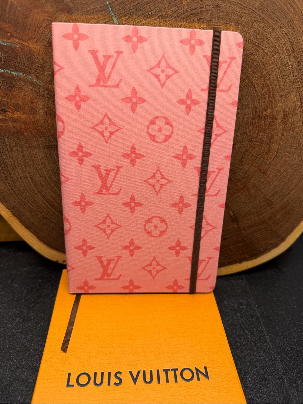 🩷NIB🩷 Louis Vuitton Pink Denim Monogram Notebook